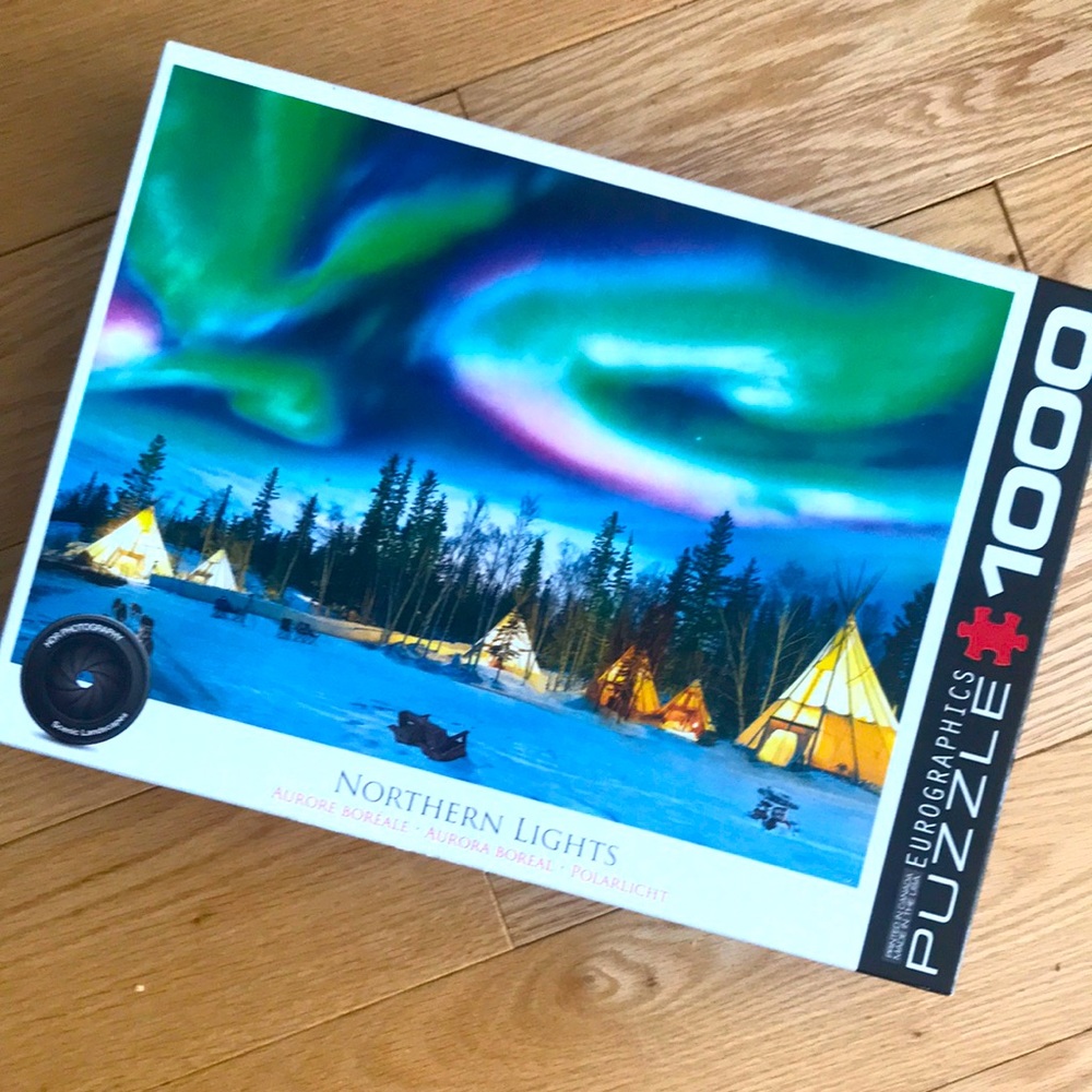 Eurographics 1000 piece puzzle - Northern Lights